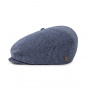 Brood Navow Linen & Cotton Cap Heathered Blue - Brixton