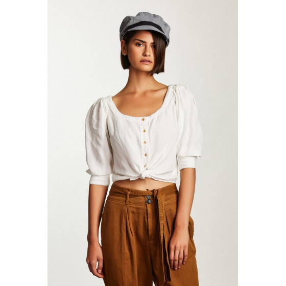 Casquette Marin Kurt Lin & Coton Marine - Brixton