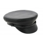 Black Leather Elbsegler Sailor Cap - Traclet