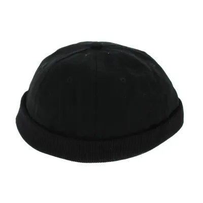 bonnet miki coton noir - bonnet breton