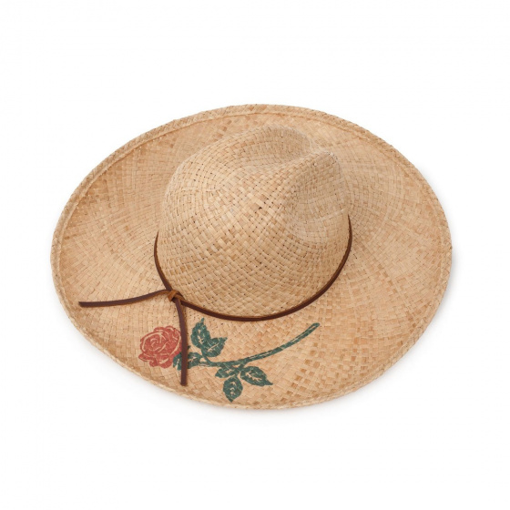 Chapeau Style Capeline Jenna Raphia Naturel - Brixton