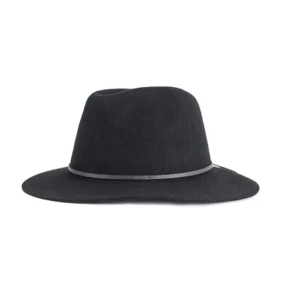 Chapeau Traveller Wesley Feutre Laine Noir - Brixton Reference : 3407 | Chapellerie Traclet