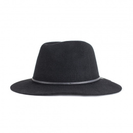 Wesley Traveller Hat Felt Wool Black - Brixton