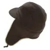 Casquette / Chapka Adventurer Cuir & Agneau Marron - Traclet Reference : 7818 | Chapellerie Traclet