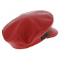 Marin Stewart Cap Red Leather - Traclet