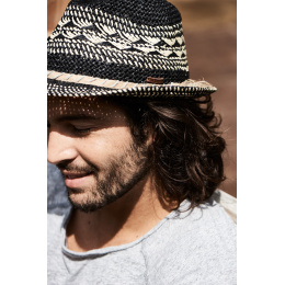 Chapeau Trilby Watercress Paille Naturel - Barts