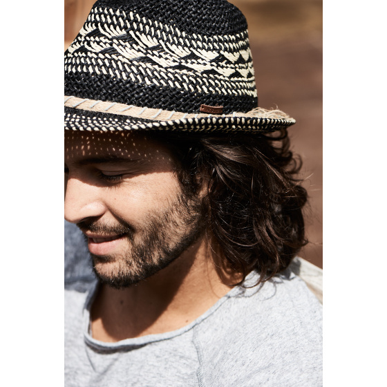 Black Venture Trilby Hat - Barts