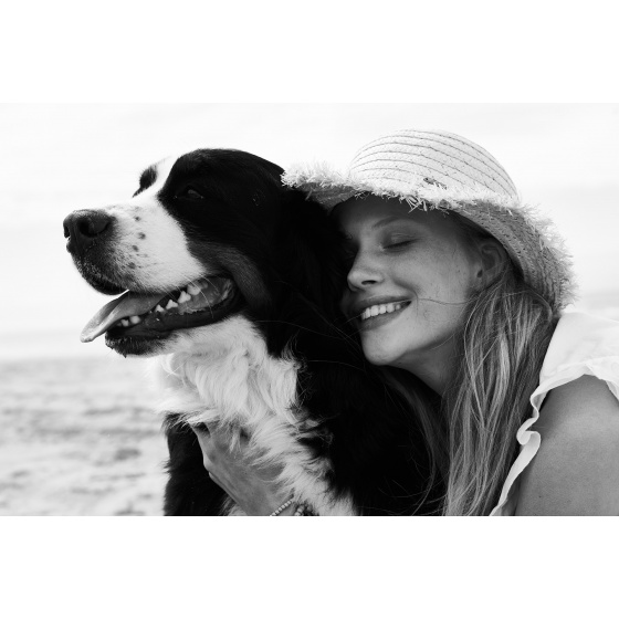 Ermine cloche hat