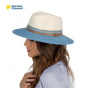 Traveller Bicolor Hat White / Coral - Rigon Headwear