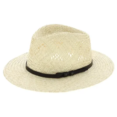 Natural Straw La Palma Traveller Hat - straw hat Reference: 5358 | Traclet Hatters