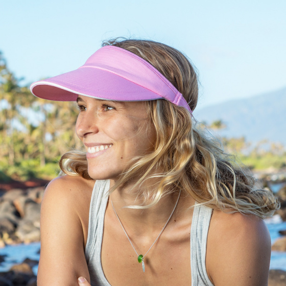Simple Cotton Visor - Pink