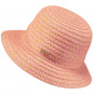 Children's Havana Straw Hat Pink Paper - Barts
