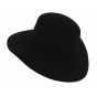 Chapeau Style "Marc Veyrat" Feutre Laine Noir - Traclet
