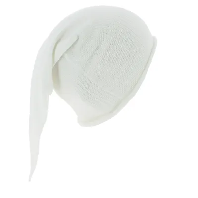 Bonnet de Nuit Long Chacarel Coton Blanc - Traclet Reference : 7880 | Chapellerie Traclet