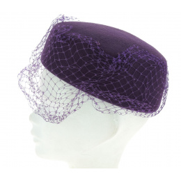 Purple Ceremonial Felt Hat