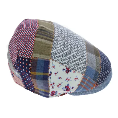 Miranda Linen Patchwork Cap - Traclet  Reference: 7895 | Traclet Hat Shop