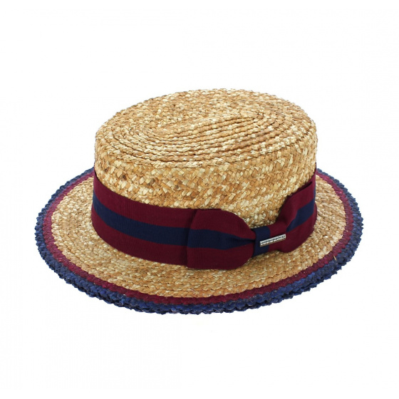 Stetson Venice Double Groove Boater Hat Stetson Venice Double Groove Boater Hat