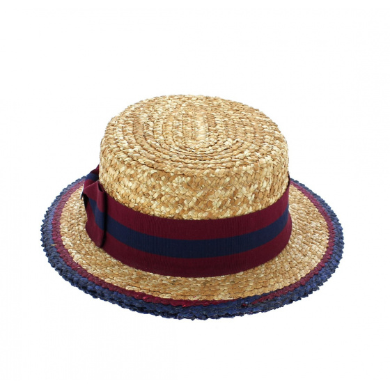 Stetson Venice Double Groove Boater Hat Stetson Venice Double Groove Boater Hat