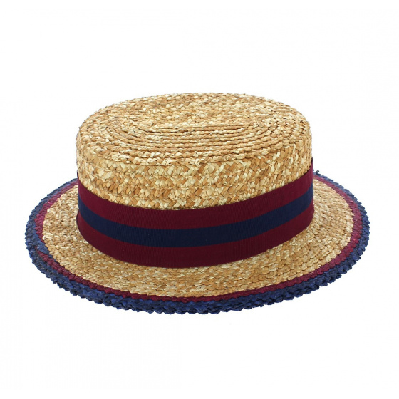 Stetson Venice Double Groove Boater Hat Stetson Venice Double Groove Boater Hat
