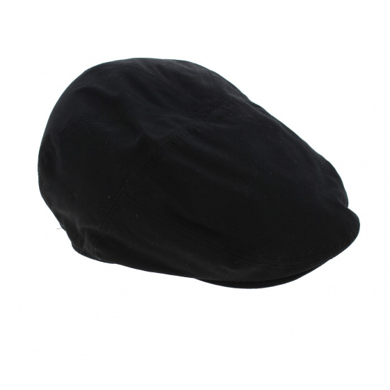 Black Graham Flat Cap - Bailey