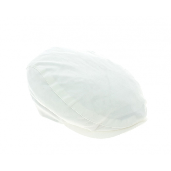 White ventilated flat cap for painters, drywallers, plasterers White ventilated flat cap for painters, drywallers, plasterers