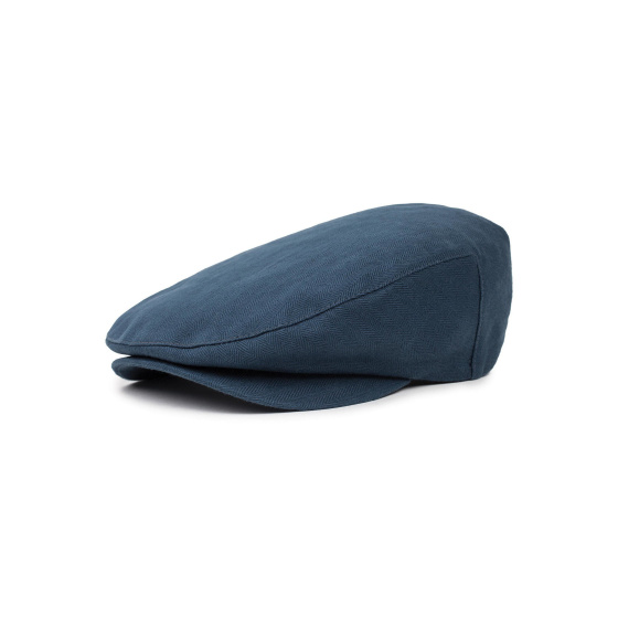 Brixton washed navy barrel cap