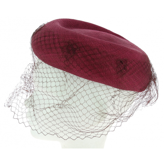 Burgundy Parasisal Tambourine Hat