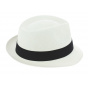 Trilby Corsica Hat Panama Hat White - Traclet