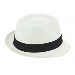 Trilby Corsica Hat Panama Hat White - Traclet