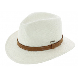 Frederic Traveler White Panama Hat - Pierre Cardin