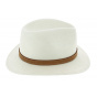 Frederic Traveler White Panama Hat - Pierre Cardin