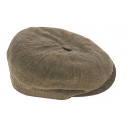 Casquette hatteras lin marron Stetson