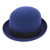 Chapeau Melon Steed Feutre Laine Bleu - Guerra Reference : 6705 | Chapellerie Traclet