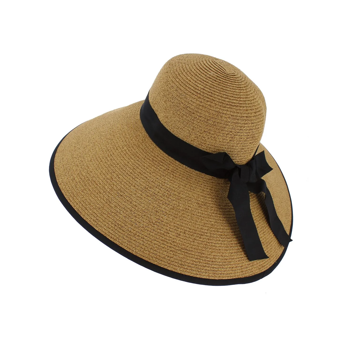 Chapeau Capeline Caicos Paille Papier Naturel - Traclet Reference : 7968 | Chapellerie Traclet