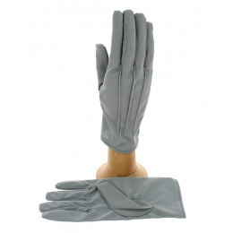 Grey Polyester Ceremonial Gloves