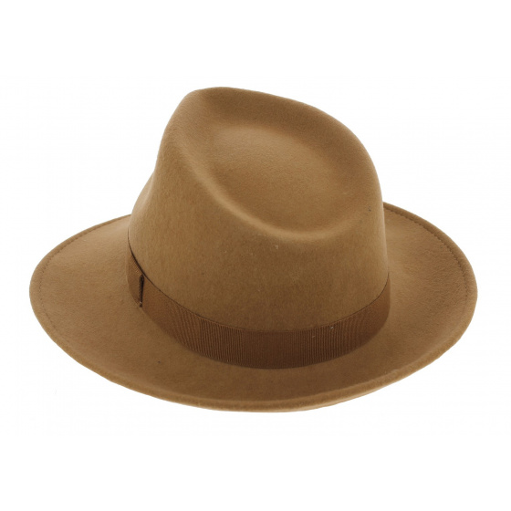 Llama Wool Felt Fedora Hat - Traclet