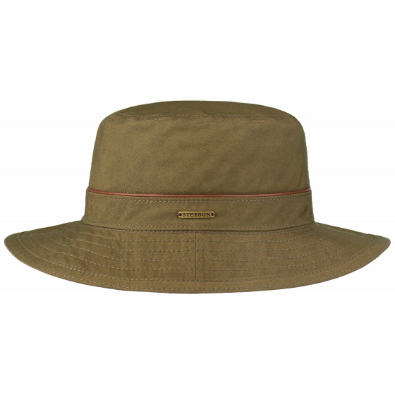 Waxed Cotton Bucket Hat - Stetson