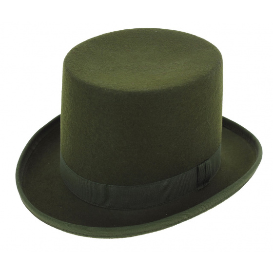 Chapeau Haut De Forme Wool - Bottle Green