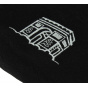 Black Wool Arc de Triomphe Embroidered Beret - Traclet