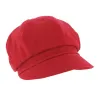 Casquette Gavroche Nelya Lin Rouge - Mtm Reference : 7999 | Chapellerie Traclet