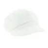 Casquette Gavroche Nelya Lin Blanc - Mtm Reference : 8001 | Chapellerie Traclet