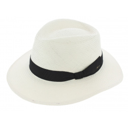 White Toyo Barahona Traveller Hat - Fléchet