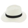 Chapeau Traveller Barahona Toyo Blanc Fléchet Reference : 8006 | Chapellerie Traclet
