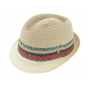 Trilby Lagoon Straw Hat Natural Paper - Traclet