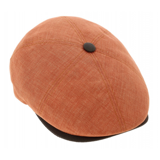 Casquette Brooklin Pumpkin Lin Orange - Fléchet Casquette Brooklin Pumpkin Lin Orange - Fléchet