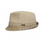 Durango Trilby Hat Washed Cotton Beige - Hatland