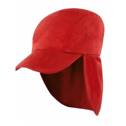 Casquette Saharienne Assouan Coton Rouge - Traclet