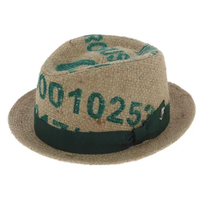 Las Perlas Player Hat Beige Jute Fabric - Fléchet Reference: 8023 | Traclet Hat Shop