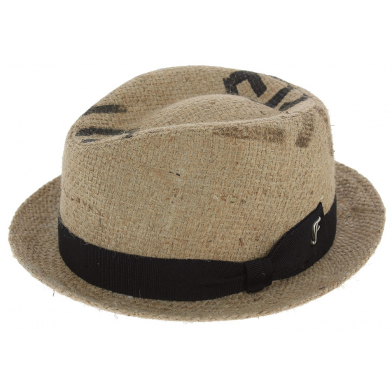 Las Perlas Player Hat Beige Jute Fabric - Fléchet Las Perlas Player Hat Beige Jute Fabric - Fléchet