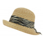 Impala Natural Straw Cloche Hat - Fléchet